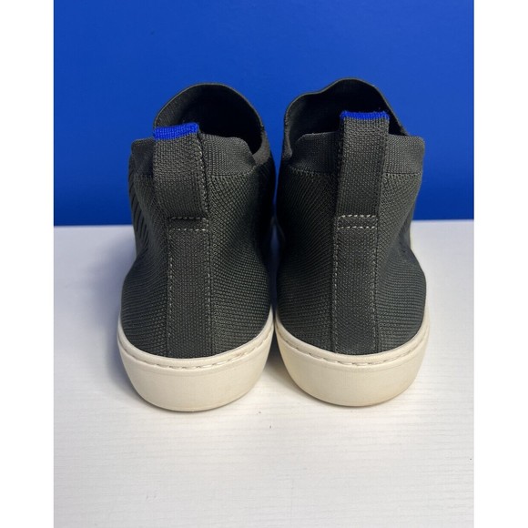 Rothy's Chelsea Ankle Boot High Top Sneaker Women's 11 Moss Green Slip On Shoe - Picture 4 of 13